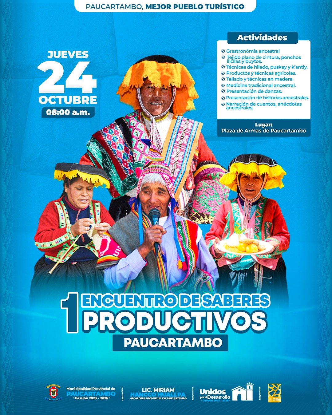 Archivo imagen de Primer encuentro de Saberes Productivos Paucartambo 2024
