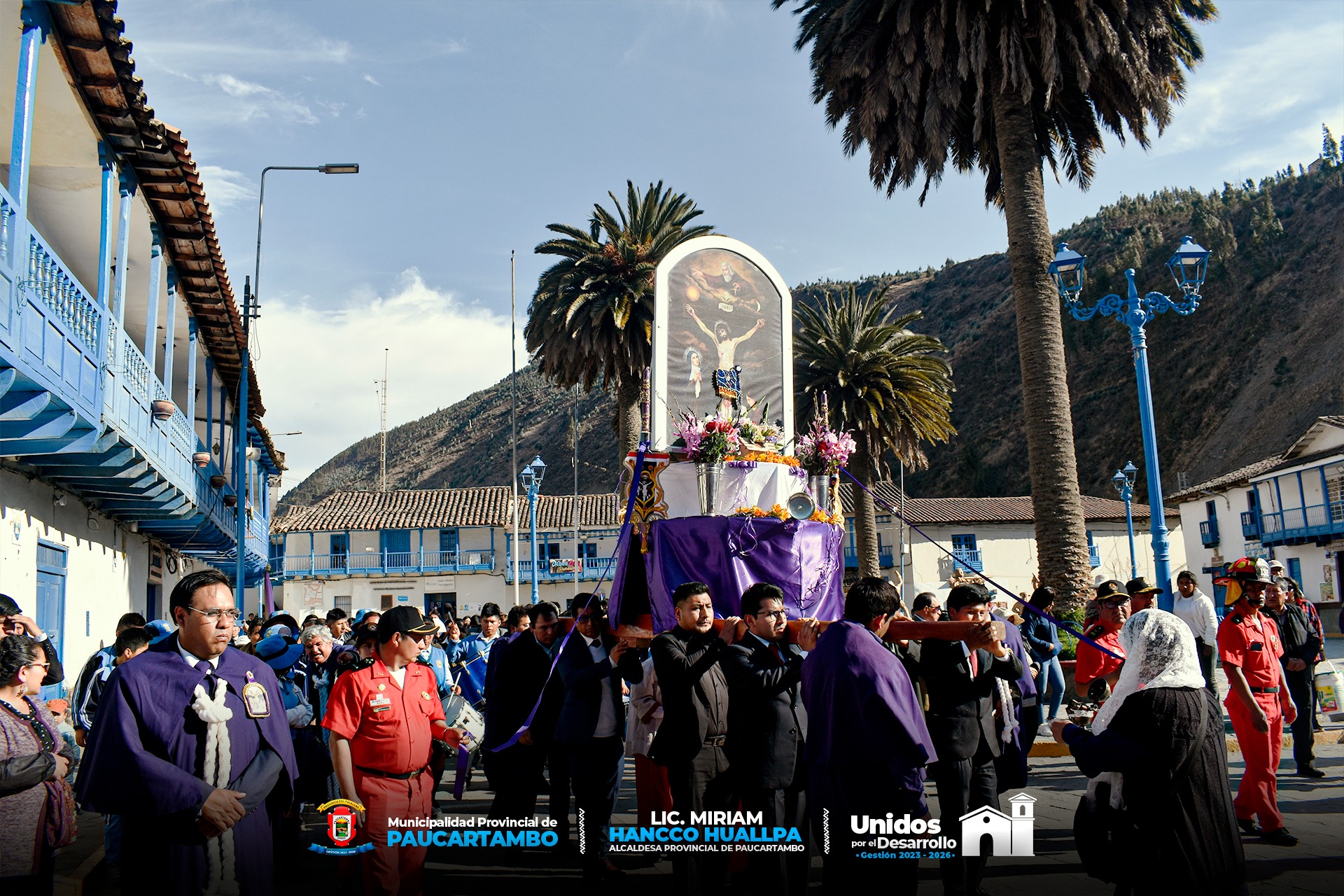 Archivo imagen de Procesión del Señor de los Milagros en Paucartambo