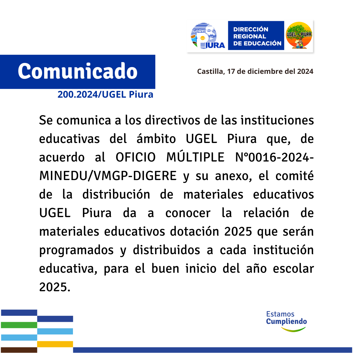 Comunicado