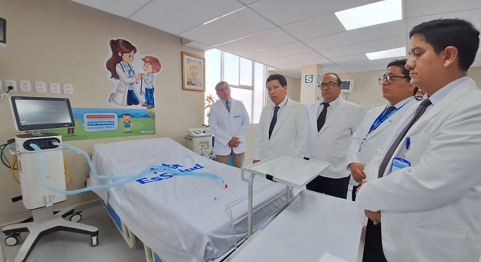 EsSalud inaugura Unidad de Cuidados Intermedios Pediátricos en el Hospital Almanzor Aguinaga, beneficiando a más de 120 menores al mes