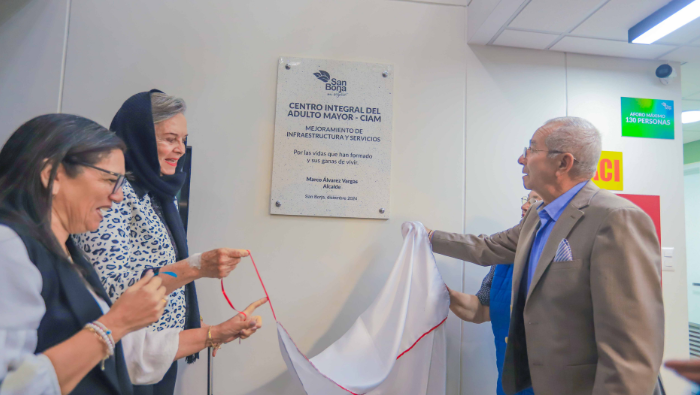 Inauguración del moderno Centro Integral del Adulto Mayor San Borja