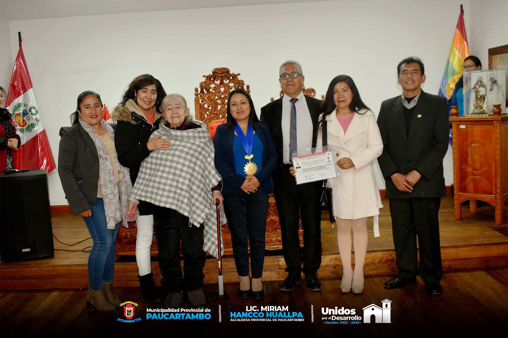 Archivo imagen de Alcaldesa Provincial desarrolló Matrimonio Civil en Paucartambo