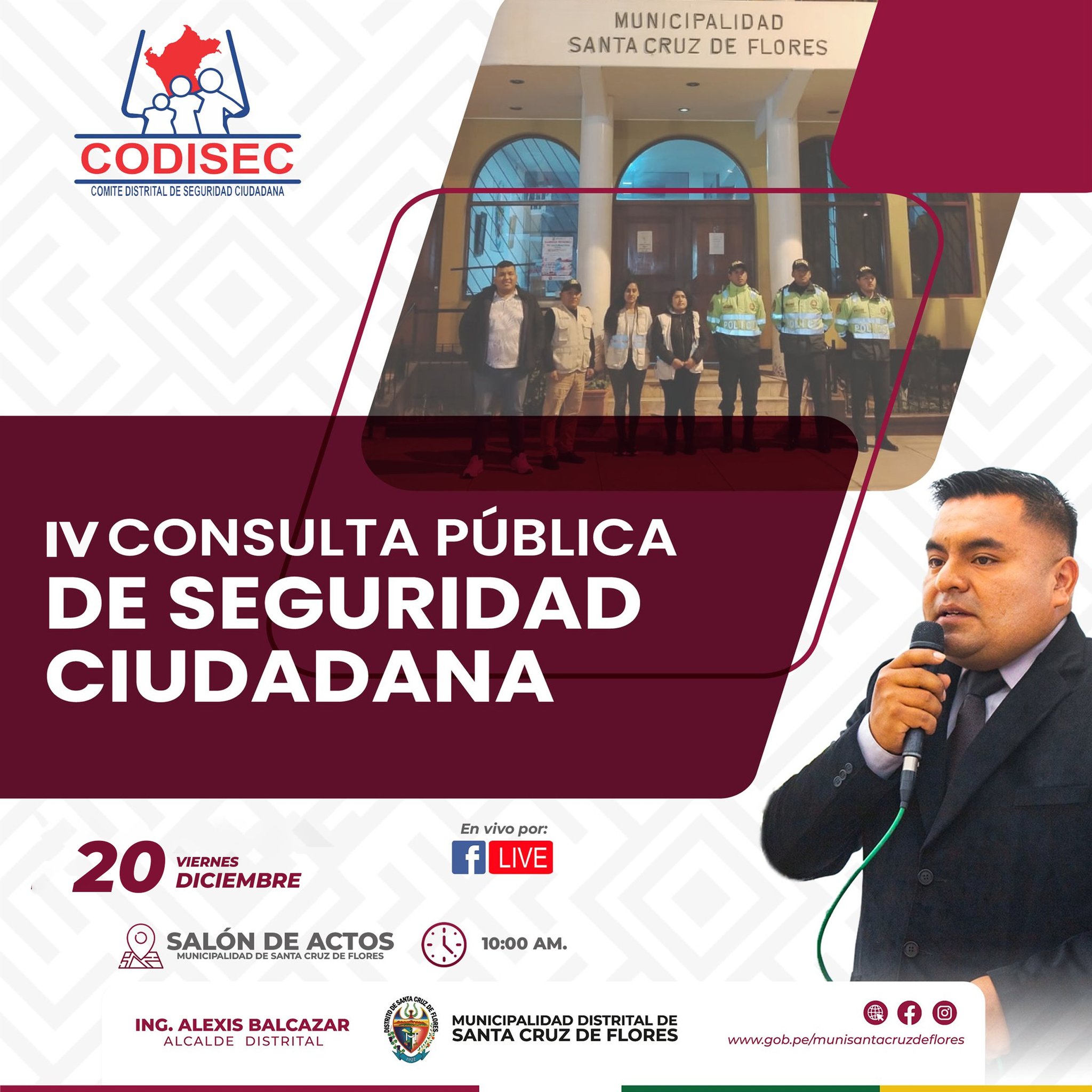 IV Consulta Pública de Seguridad Ciudadana en Santa Cruz de Flores