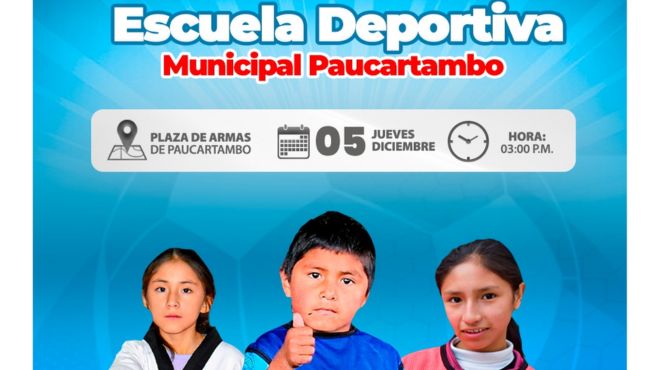 Archivo imagen de Clausura de la Escuela Deportiva Municipal de Paucartambo 2024