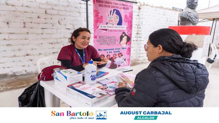 La Municipalidad de San Bartolo, junto al Ministerio de Justicia, realizó la campaña "Defensa Pública a Tu Servicio", brindando acceso gratuito a servicios legales para proteger a las familias.