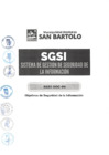 Vista preliminar de documento SGSI-DOC-04 Objetivos de Seguridad de la Información