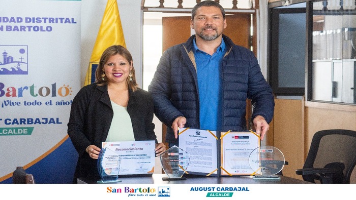 La Municipalidad de San Bartolo fue premiada por el Ministerio de Desarrollo e Inclusión Social por su destacada participación y cumplimiento de la meta de Empadronamiento Masivo 2024.