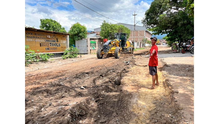 Mejoramiento de vΓa en el Jr. Huallaga Cdra. 07 y 08 - Jr. Miraflores Cdra. 10 - Barrio Huayco.