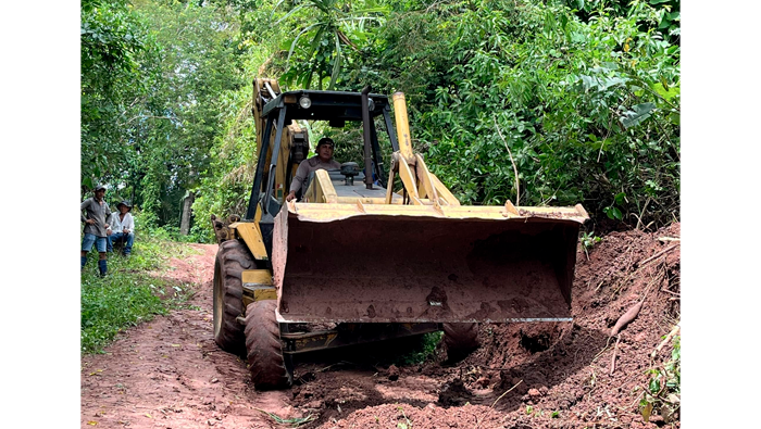 Ampliamiento de trocha carrozable en prolg. Putumayo, sector alto Tarapotillo - Ahuashillo, parte alta de Tarapoto.