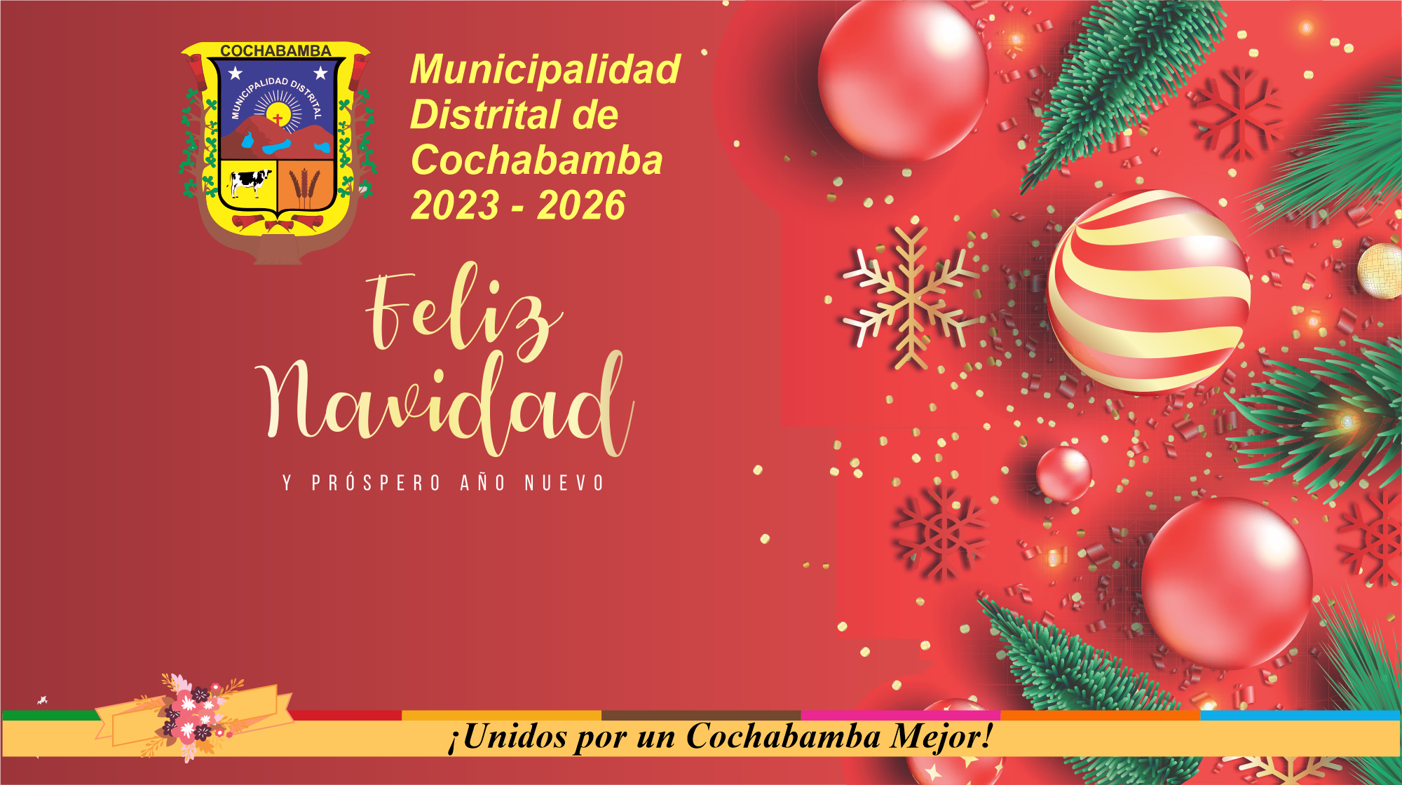 Feliz Navidad Cochabamba 2024