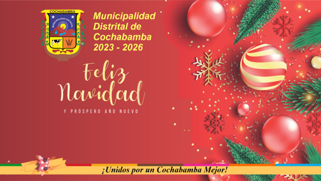 Feliz Navidad Cochabamba 2024