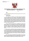 Vista preliminar de documento Proyecto de resolución que aprueba la modificatoria de la "Directiva que regula procedimientos registrales y procedimientos administrativos agrupados"