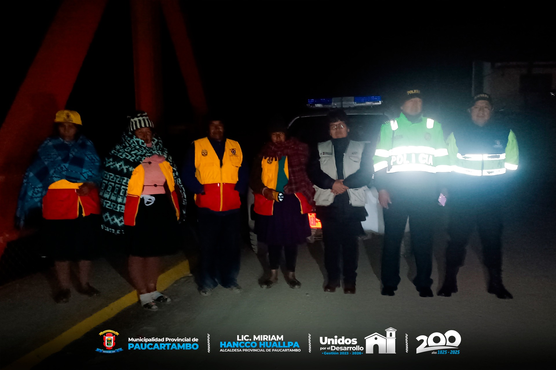 Archivo imagen de Unidad de Serenazgo firme contra la Delincuencia. Participa en el Patrullaje Mixto en el distrito de Paucartambo