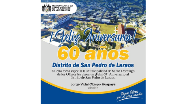 Aniversario de San Pedro de Laraos_Mesa de trabajo 1