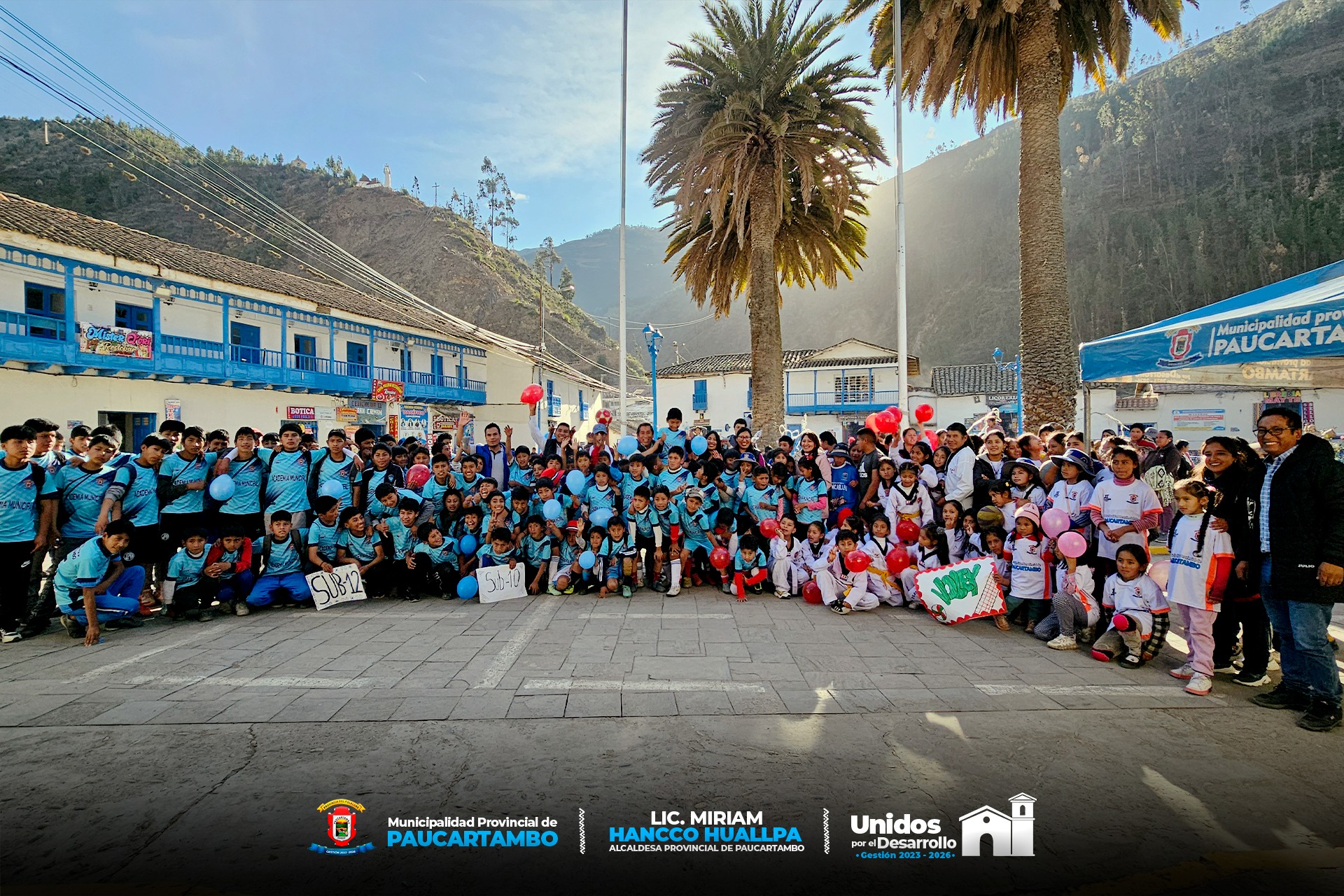 Archivo imagen de Multitudinaria Participación de Estudiantes en la Clausura de la Escuela Deportiva Municipal de Paucartambo 2024