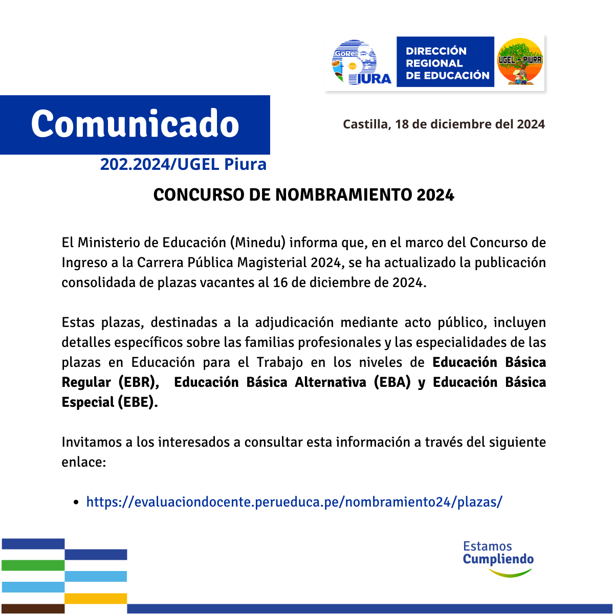 Comunicado