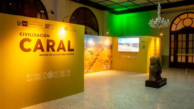 Caral formó parte de actividades por centenario del Hotel Bolívar