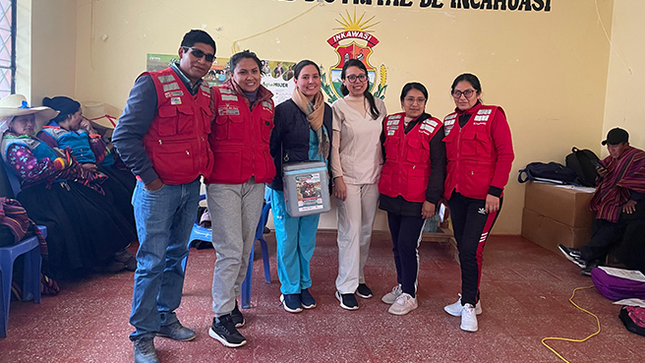 Centro de Salud Incahuasi sumando aliados en la lucha por una población libre de anemia
