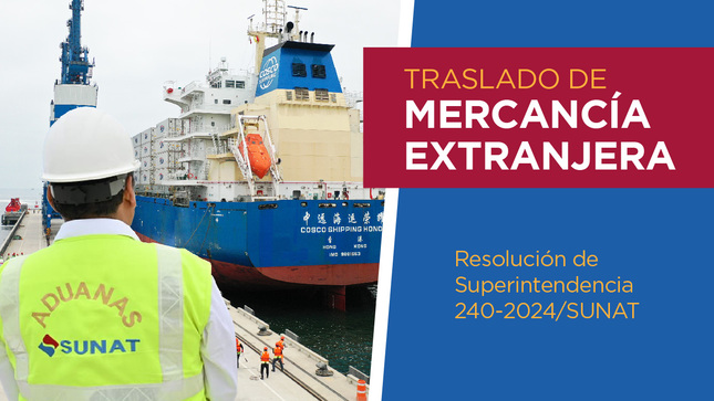 La norma aprobada incluye ahora el nuevo Puerto de Chancay y también dispone que a partir del 30 de junio del 2025 se eliminará el uso del ticket de salida como documento que sustenta el traslado de bienes.