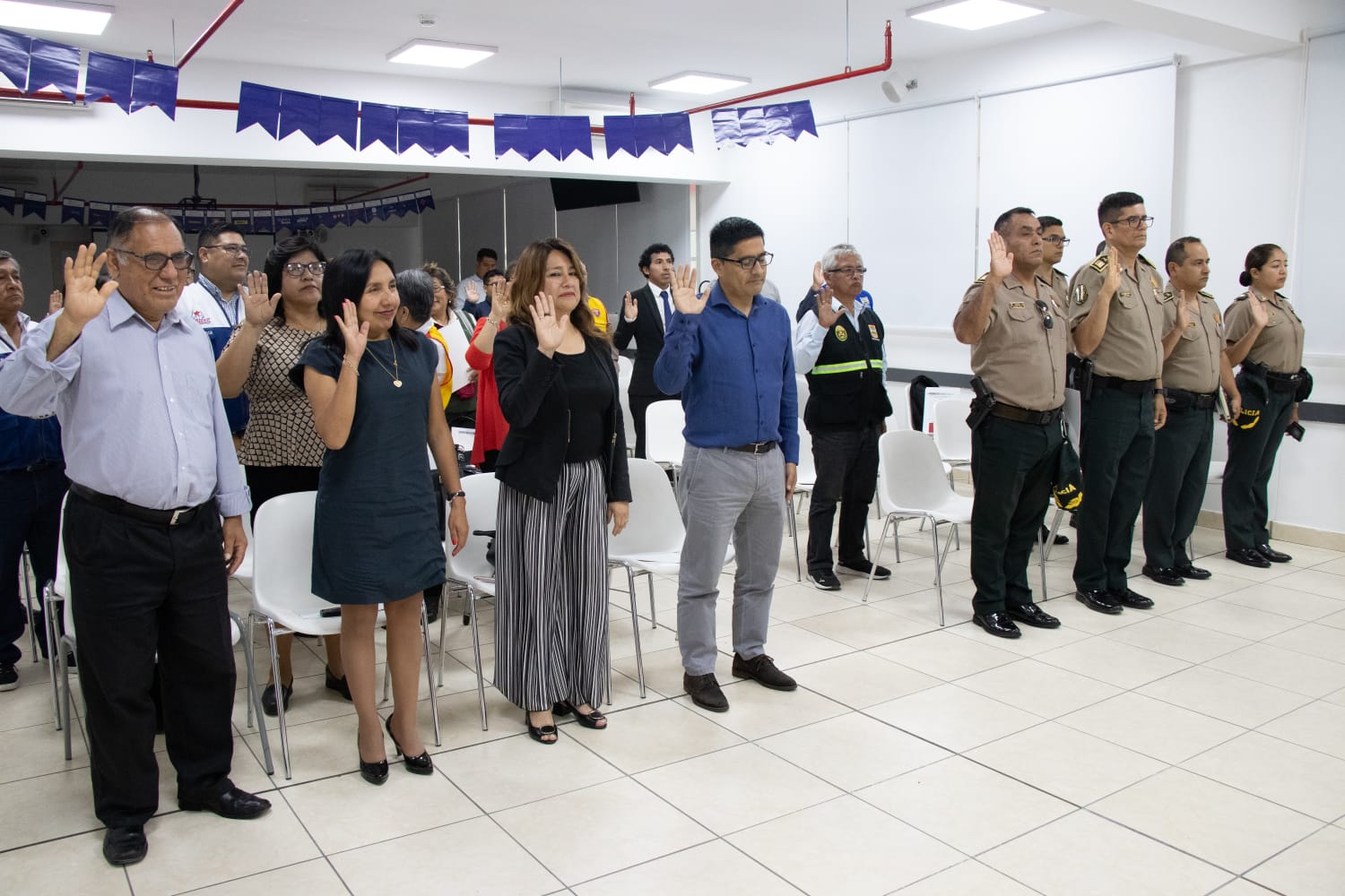 AUTORIDADES Y FUNCIONARIOS JURAMENTAN COMPROMISO CON EL COPALE
