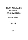 Vista preliminar de documento PLAN DE ARCHIVO 2025