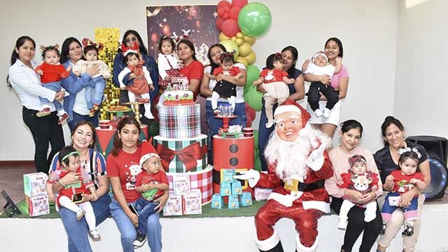 Programa social de ludotecas del sector de 2 de mayo celebra la navidad 2024