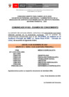 Vista preliminar de documento Comunicado Nº 003 - EXAMEN CONOCIMIENTO GRUPO 2 - Publicado: 18-12-24