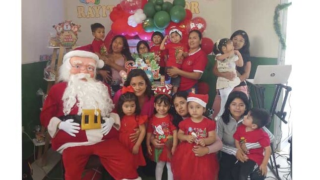 Programa social de ludotecas del A.H. la victoria celebra la navidad 2024