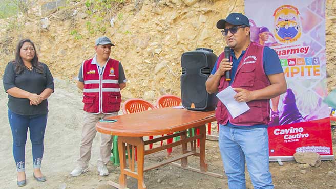 Municipalidad continua con la entrega de bienes a la asociación de productores agropecuarios buenos aires de Cochapeti, ganadoras del PRO C.