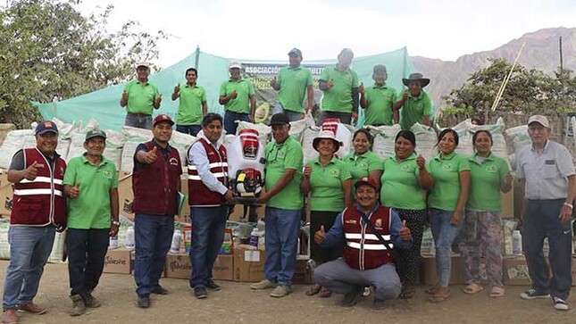 PRO COMPITE 2024 – I continua apoyando a los agricultores del valle de Huarmey. 