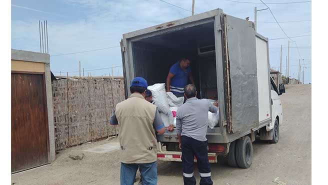 Municipalidad continúa abasteciendo a los comités de “Vaso de leche” de la provincia de Huarmey