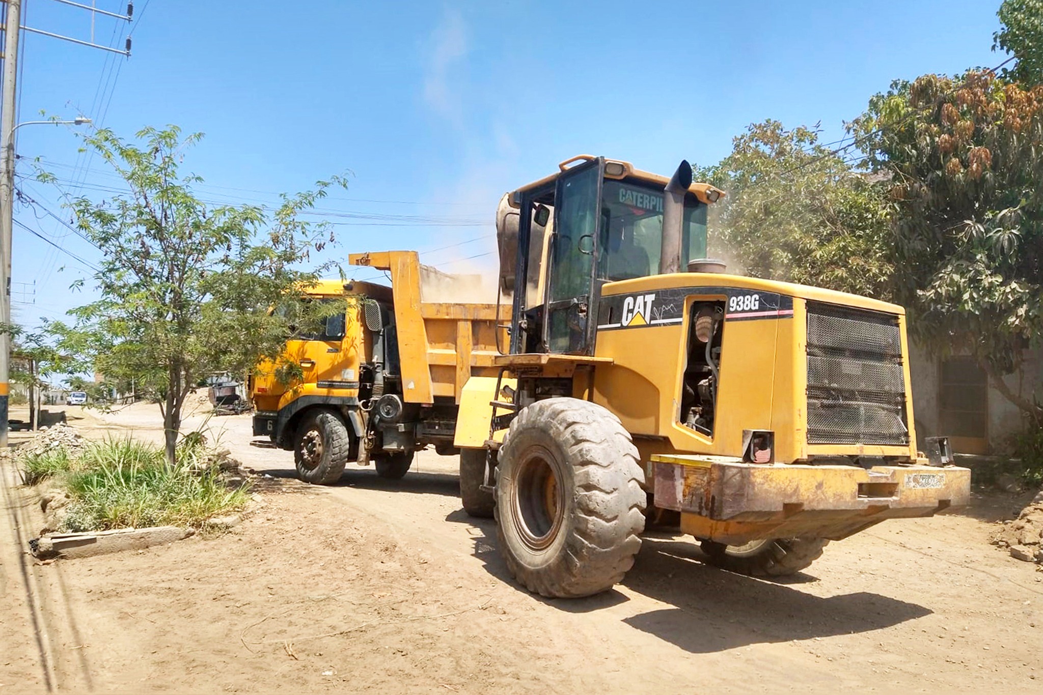 Avances en la limpieza de desmontes en Guadalupe