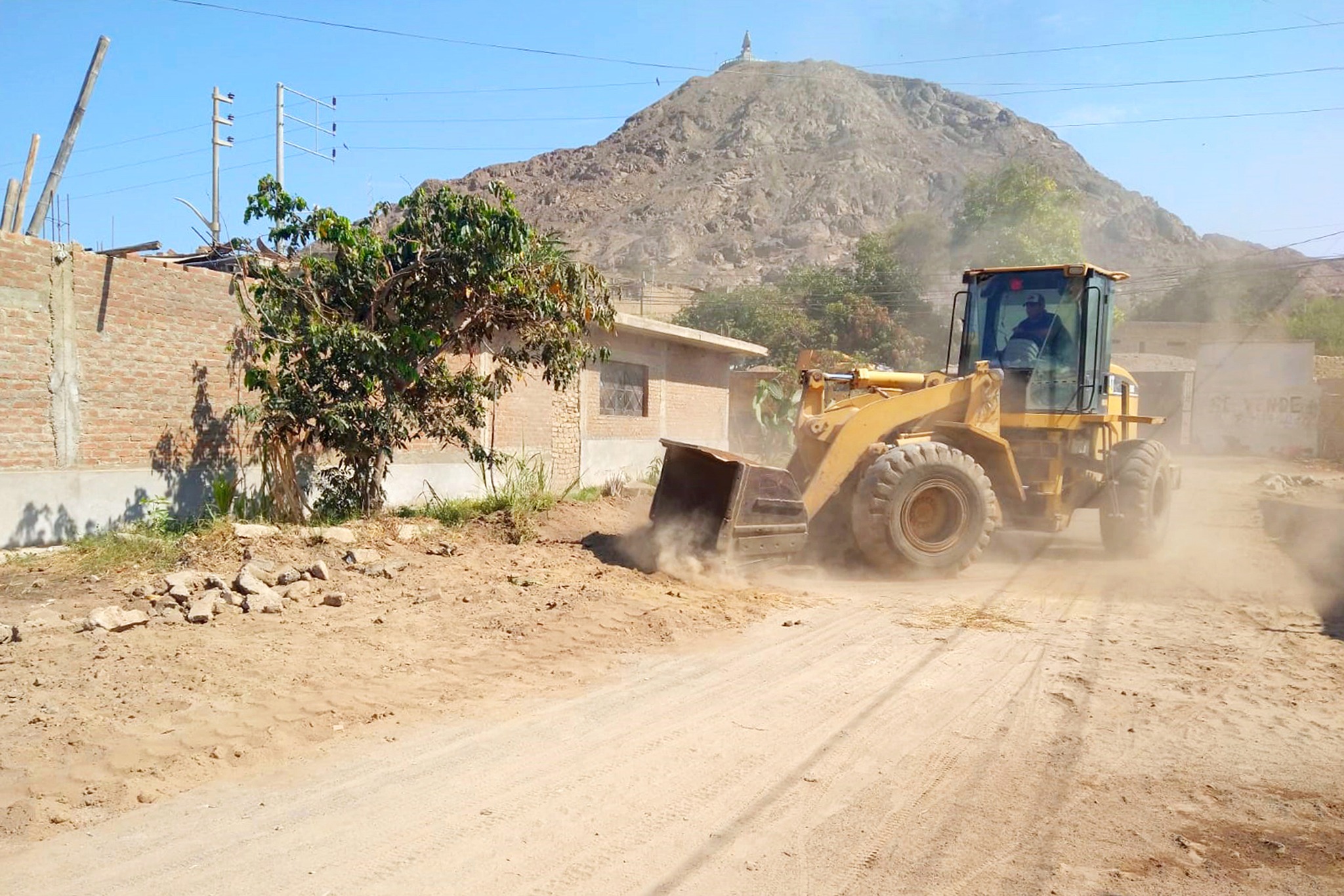 Avances en la limpieza de desmontes en Guadalupe