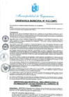 Vista preliminar de documento ORDENANZA MUNICIPAL N° 912-CMPC