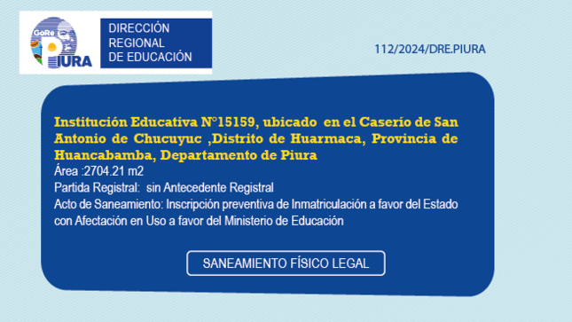 Saneamiento Físico Legal