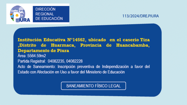 Saneamiento Físico Legal