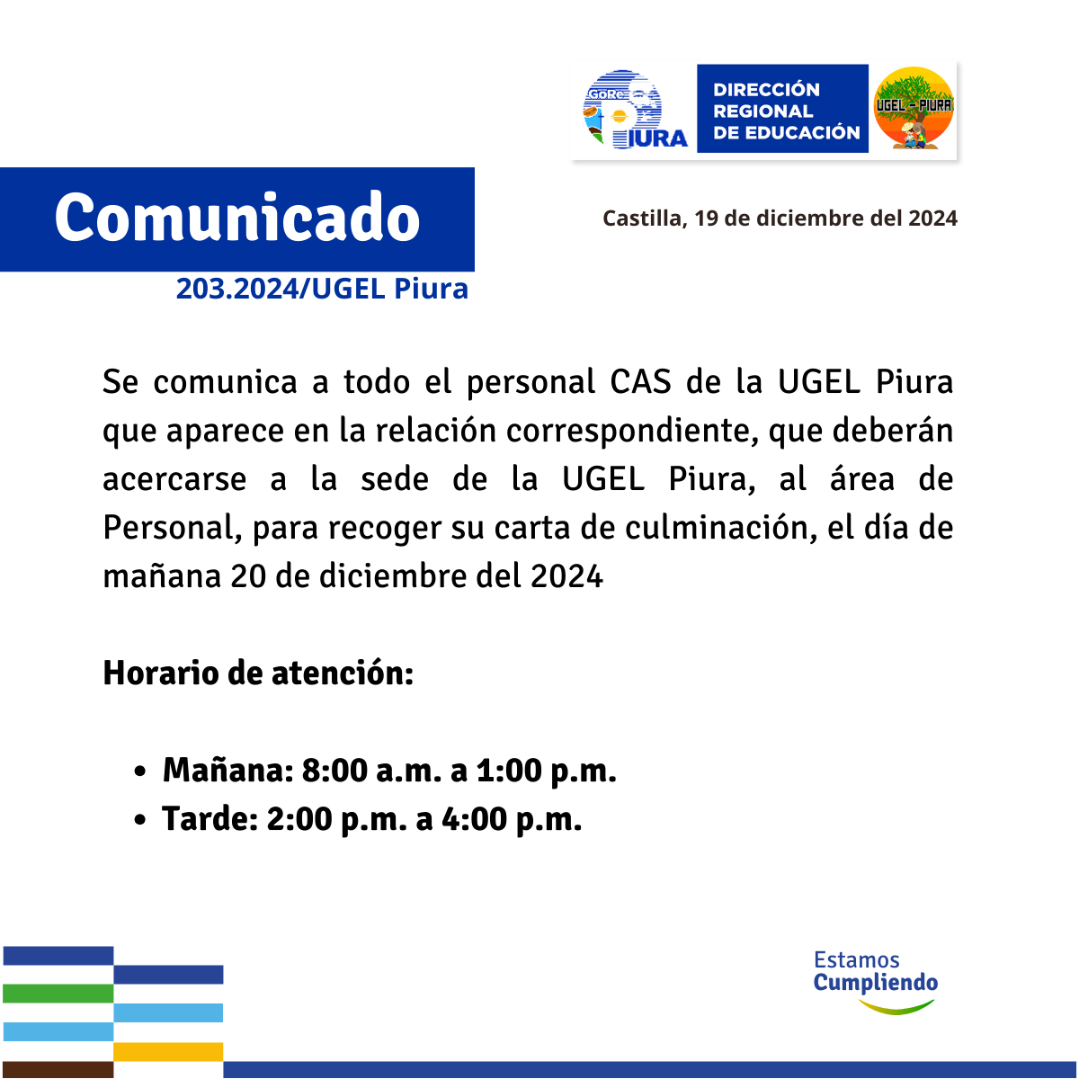 Comunicado