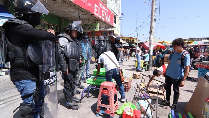 Retiro de comercio informal