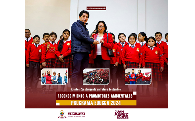 Reconocimiento a promotores ambientales por su destacada labor en el programa EDUCCA 2024