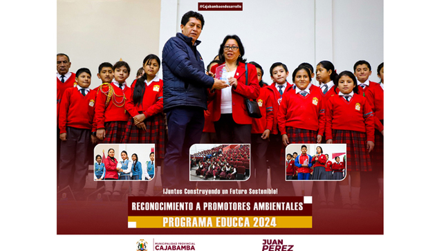 Reconocimiento a promotores ambientales por su destacada labor en el programa EDUCCA 2024