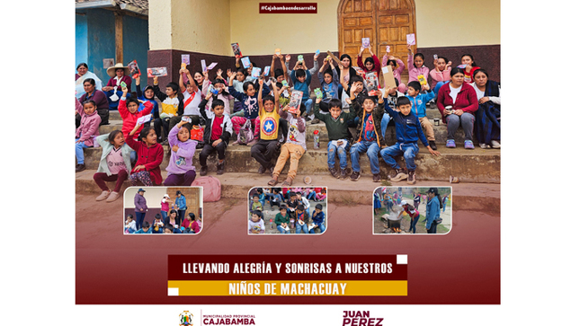 ¡Llevando alegría a nuestros niños en Machacuay! 
