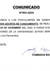 Vista preliminar de documento Comunicado 3  19-12-2024