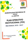 Vista preliminar de documento PLAN OPERATIVO INSTITUCIONAL POI 2025-2027