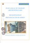 Vista preliminar de documento PLAN ANUAL DE TRABAJO ARCHIVISTICO 2025