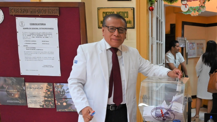 Director General participó en las Elecciones Generales al Consejo Directivo del Cuerpo Médico