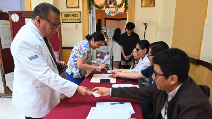 Director General participó en las Elecciones Generales al Consejo Directivo del Cuerpo Médico