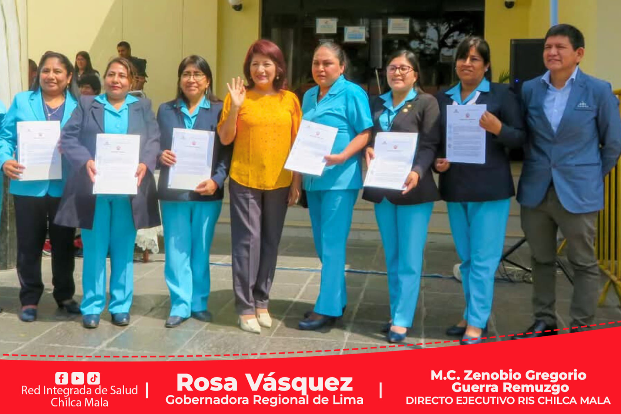 Diresa Lima realizó ceremonia de Reconocimiento al Personal de Salud de la RIS y EE.SS. por el Barrido Regional de Vacunación