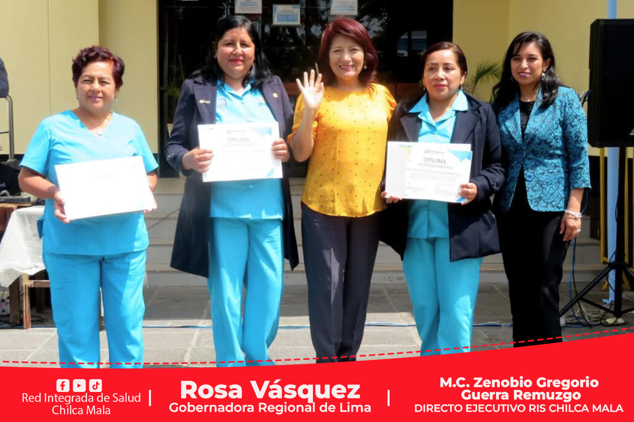 Diresa Lima realizó ceremonia de Reconocimiento al Personal de Salud de la RIS y EE.SS. por el Barrido Regional de Vacunación