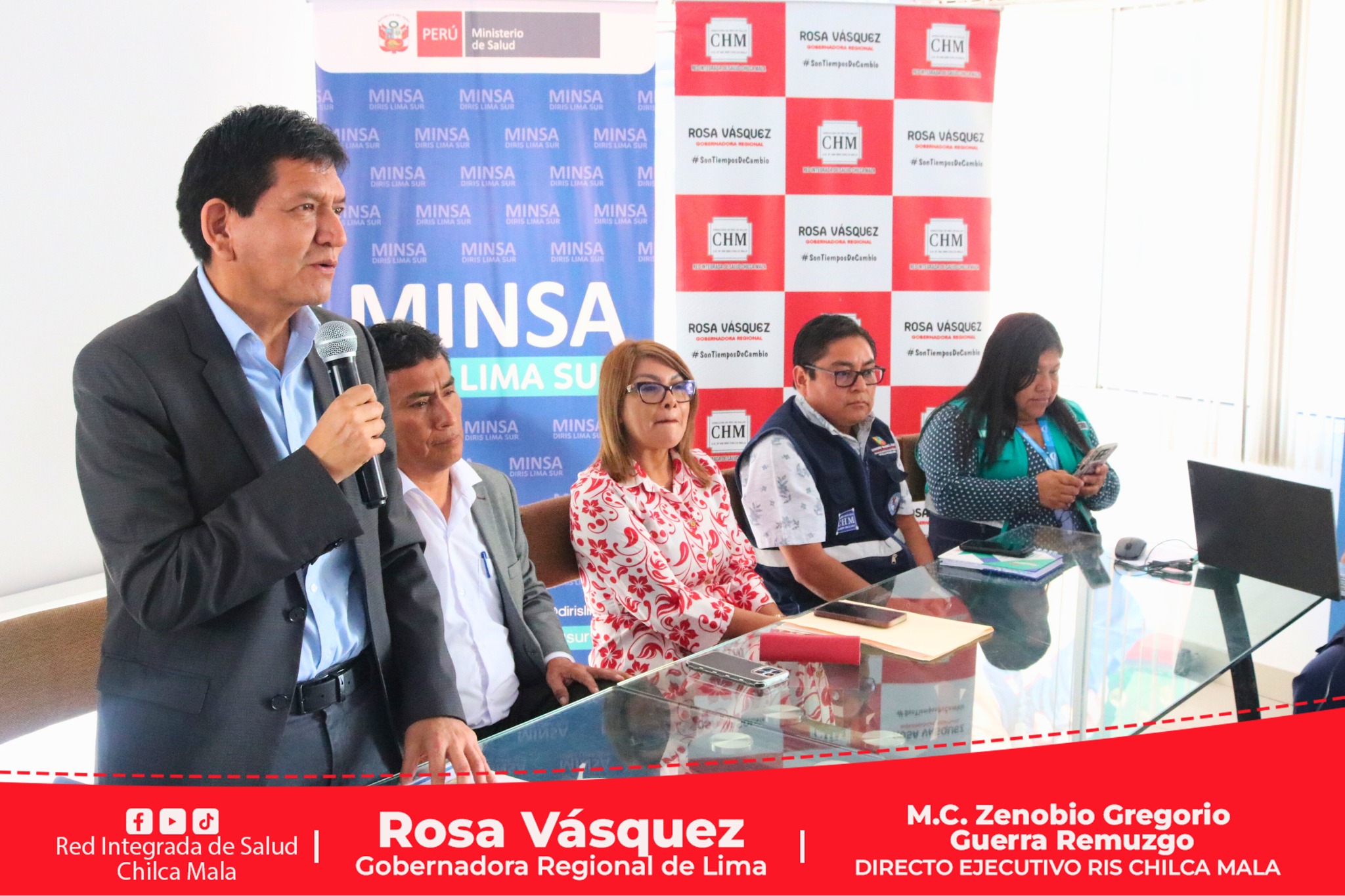 RIS Chilca Mala se reúne con la Municipalidad de Chilca - Cañete para reunión técnica.