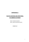 Vista preliminar de documento Política Nacional Multisectorial de Comercio Exterior - Entregable 2